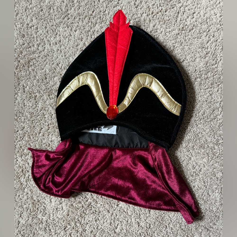 Disney Aladdin Jafar Villain Costume Hat for Adults and Teens Standard Black